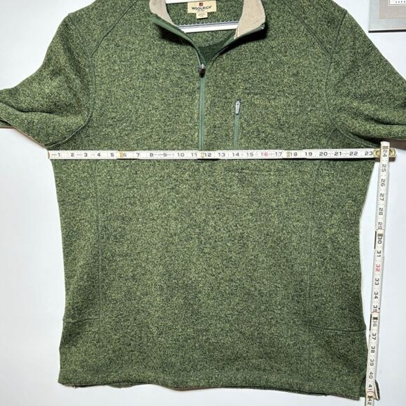 WOOLRICH® 1/4-Zip Sweater / Flannel Lining / Mens Large - Picture 8 of 12